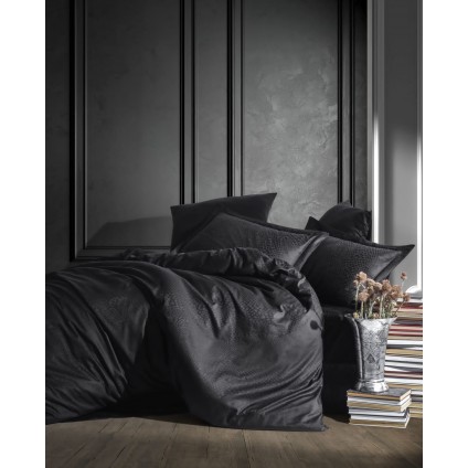 Постільна Білизна Arya Saheser Жаккард 200x220 Austin Чорний