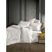 Постільна Білизна Arya Saheser Жаккард 200x220 Austin Білий