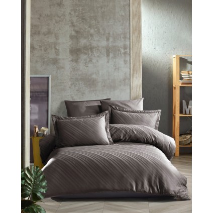 Постільна Білизна Arya Saheser Жаккард 200x220 Venita Сірий