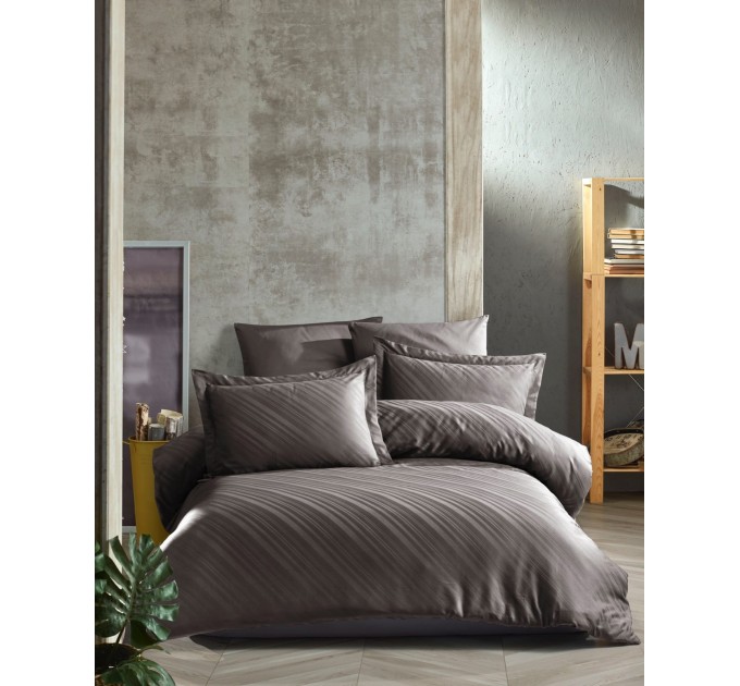 Постільна Білизна Arya Saheser Жаккард 200x220 Venita Сірий