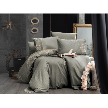 Постільна Білизна Arya Vogue Embroidery Сатин З Вишивкою 200x220 Miles