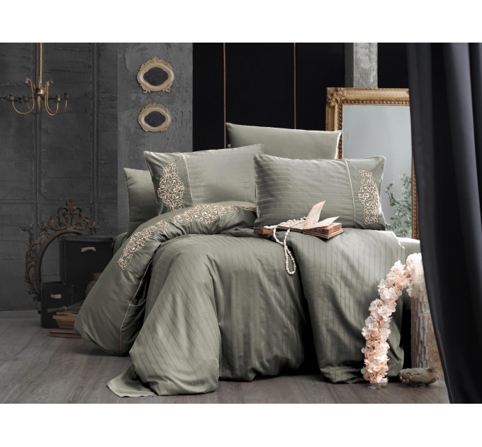 Постільна Білизна Arya Vogue Embroidery Сатин З Вишивкою 200x220 Miles