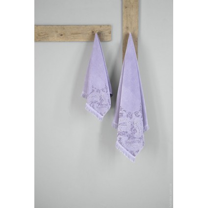 Рушник Arya Жаккард Оксамит 70x140 Angel