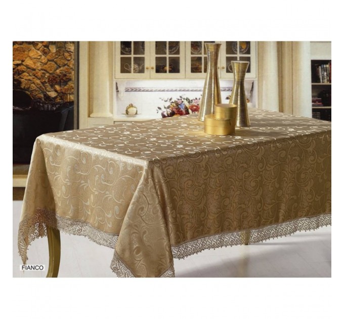 Скатертина Arya З гіпюром 160x220 Fianco