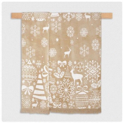 Плед Arya Cotton 150x200 Різдвяний Nordic