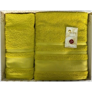 Набір Рушник Arya Жаккард 50x90-70x140 Hera