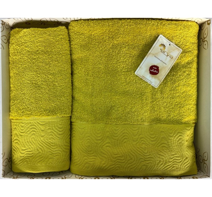 Набір Рушник Arya Жаккард 50x90-70x140 Fold