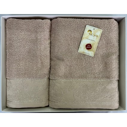 Набір Рушник Arya Жаккард 50x90-70x140 Sena