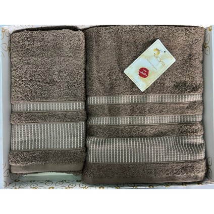 Набір Рушник Arya Жаккард 50x90-70x140 Hera