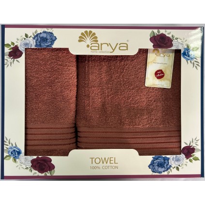 Набір Рушник Arya Жаккард 50x90-70x140 Dophne