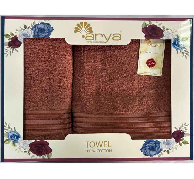 Набір Рушник Arya Жаккард 50x90-70x140 Dophne
