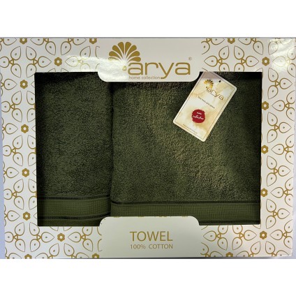 Набір Рушник Arya Жаккард 50x90-70x140 Elena
