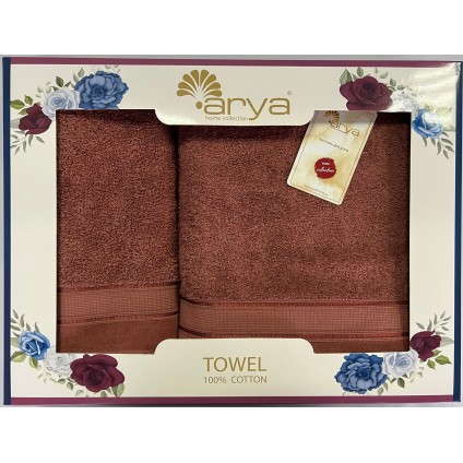 Набір Рушник Arya Жаккард 50x90-70x140 Elena