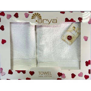Набір Рушник Arya Жаккард 50x90-70x140 Elena