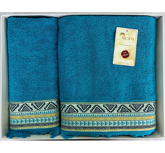 Набір Рушник Arya Жаккард 50x90-70x140 Firuze