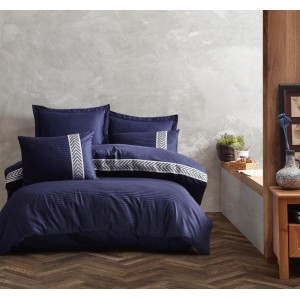 Постільна Білизна Arya Saheser Жаккард 200x220 Brillant Синій