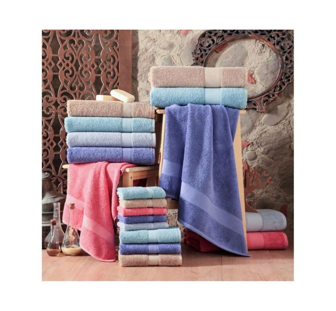 Рушник Arya однотонний 100x150 Miranda Soft