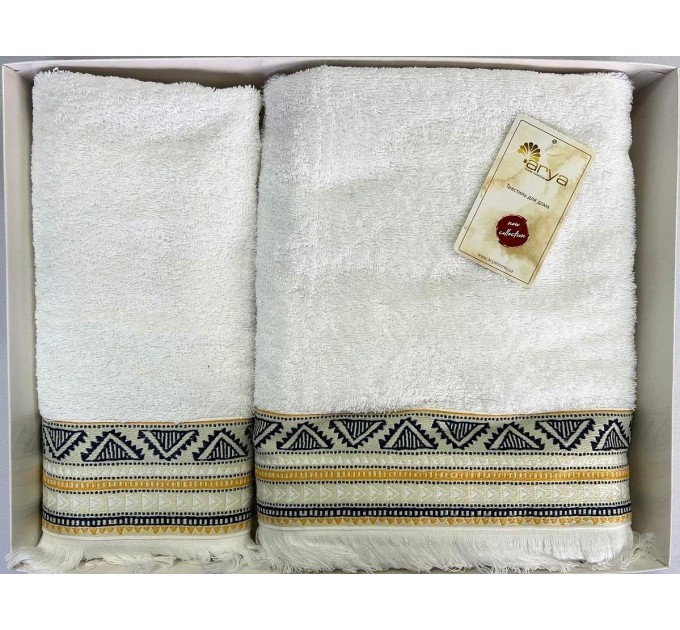 Набір Рушник Arya Жаккард 50x90-70x140 Firuze