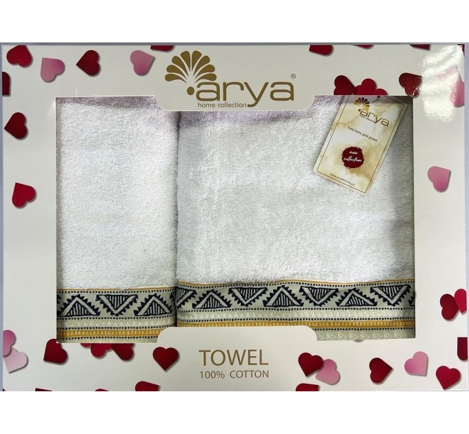 Набір Рушник Arya Жаккард 50x90-70x140 Firuze