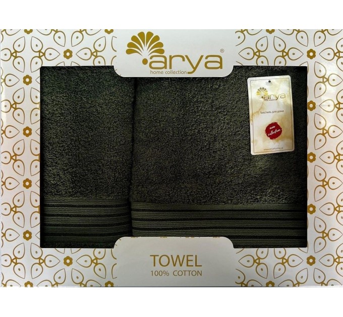 Набір Рушник Arya Жаккард 50x90-70x140 Dophne