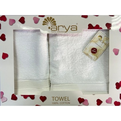 Набір Рушник Arya Жаккард 50x90-70x140 Elena