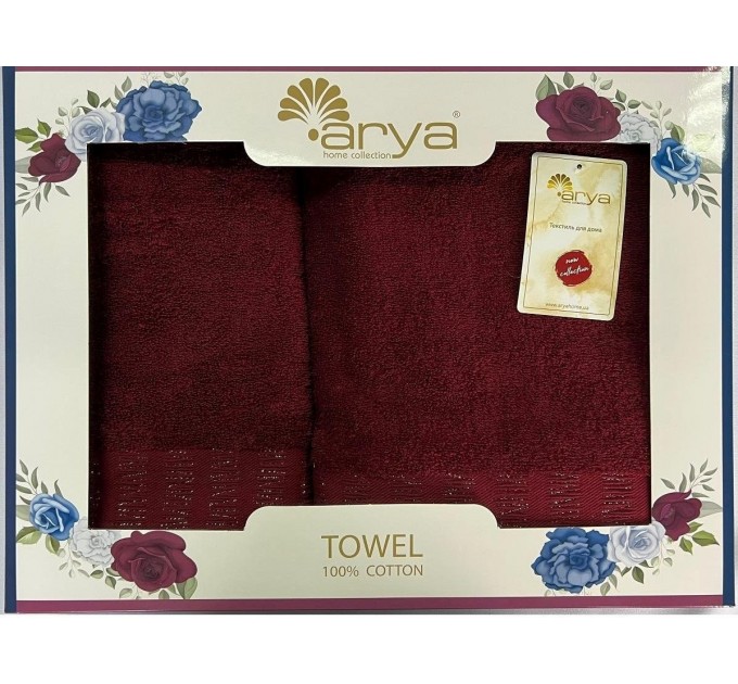 Набір Рушник Arya Жаккард 50x90-70x140 Sophia