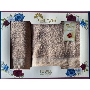 Набір Рушник Arya Жаккард 50x90-70x140 Touch