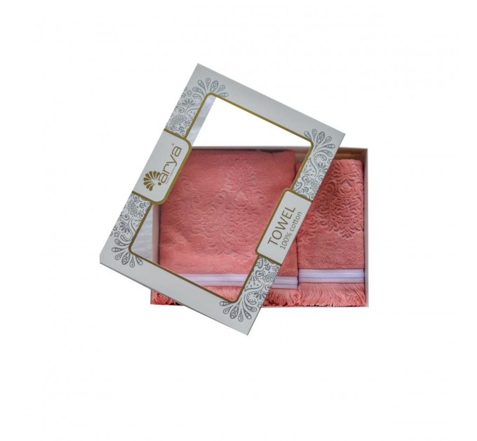 Набір Рушник Arya Жаккард 50x90-70x140 Demor