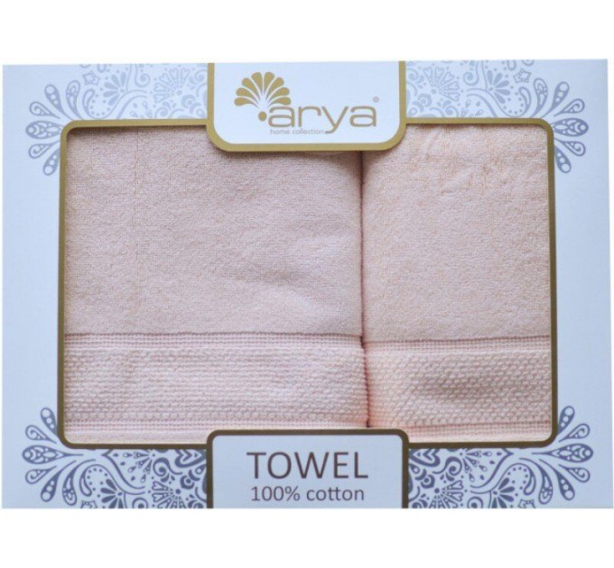 Набір Рушник Arya Жаккард З Окантовкою 50x90-70x140 Poise