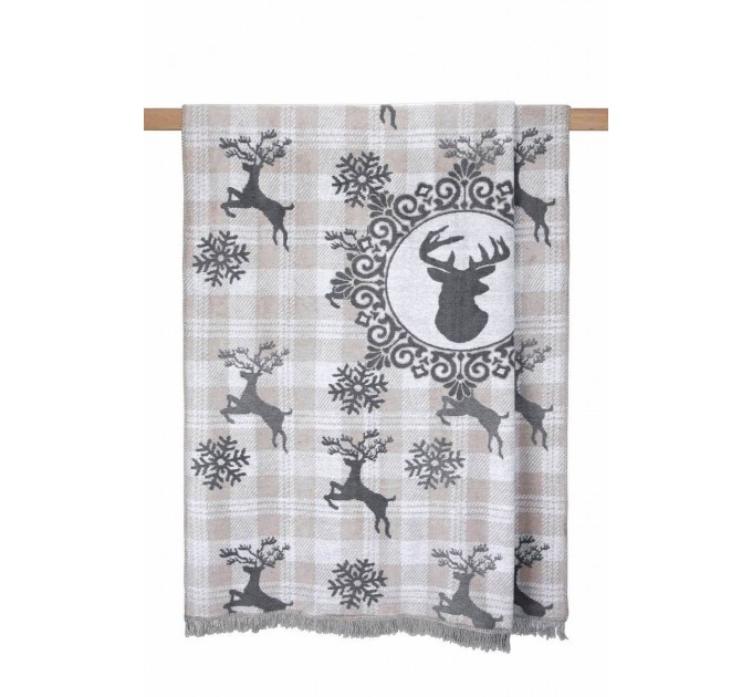 Плед Arya Cotton 150x200 Олень