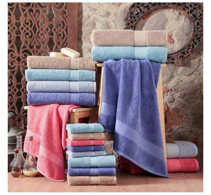 Рушник Arya однотонний 70x140 Miranda Soft