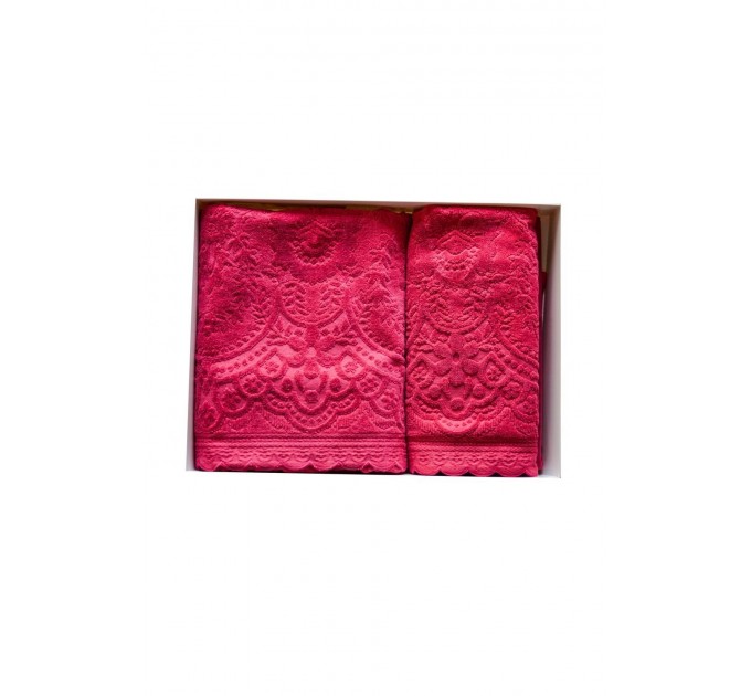 Набір Рушник Arya Жаккард Оксамит 50x90-70x140 Sabino