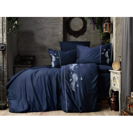 Постільна Білизна Arya Vogue Embroidery Сатин З Вишивкою 200x220 Noktis