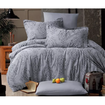 Постільна білизна Arya Vogue Органік Жаккард 200x220 Siv