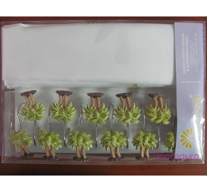 Штор для ванни Arya 180x180 Palm Tree